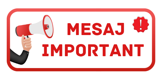 Mesaj important