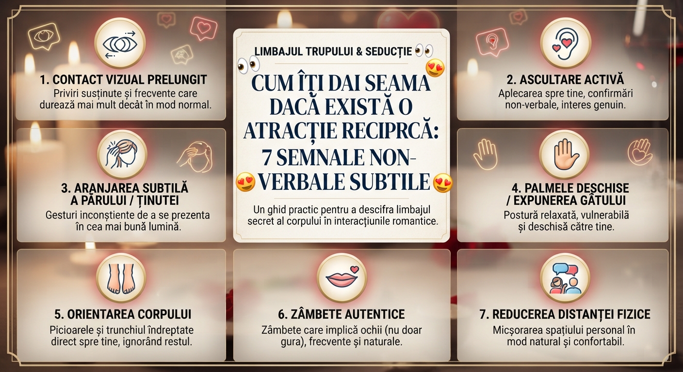 7 Semnale Non-Verbale de Atracție Reciprocă