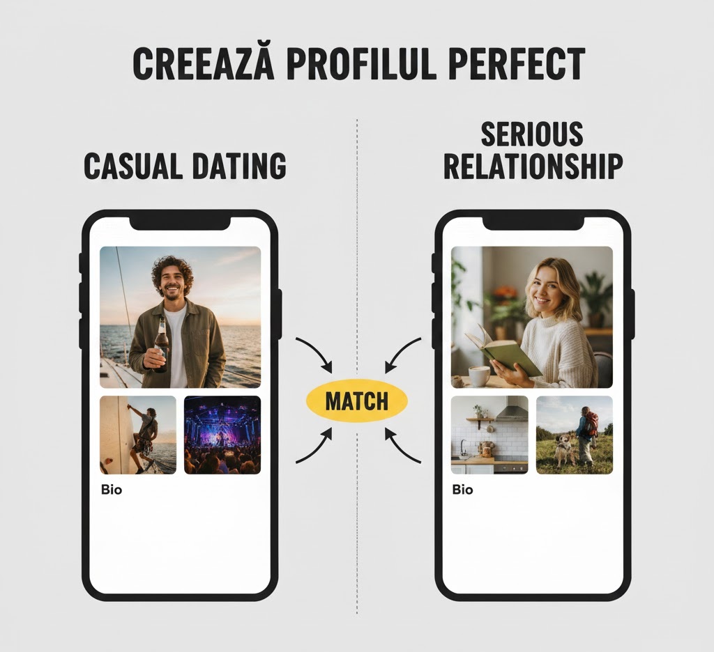💕Profilul de Dating Perfect: Alege Strategia Corectă (Casual sau Serios)